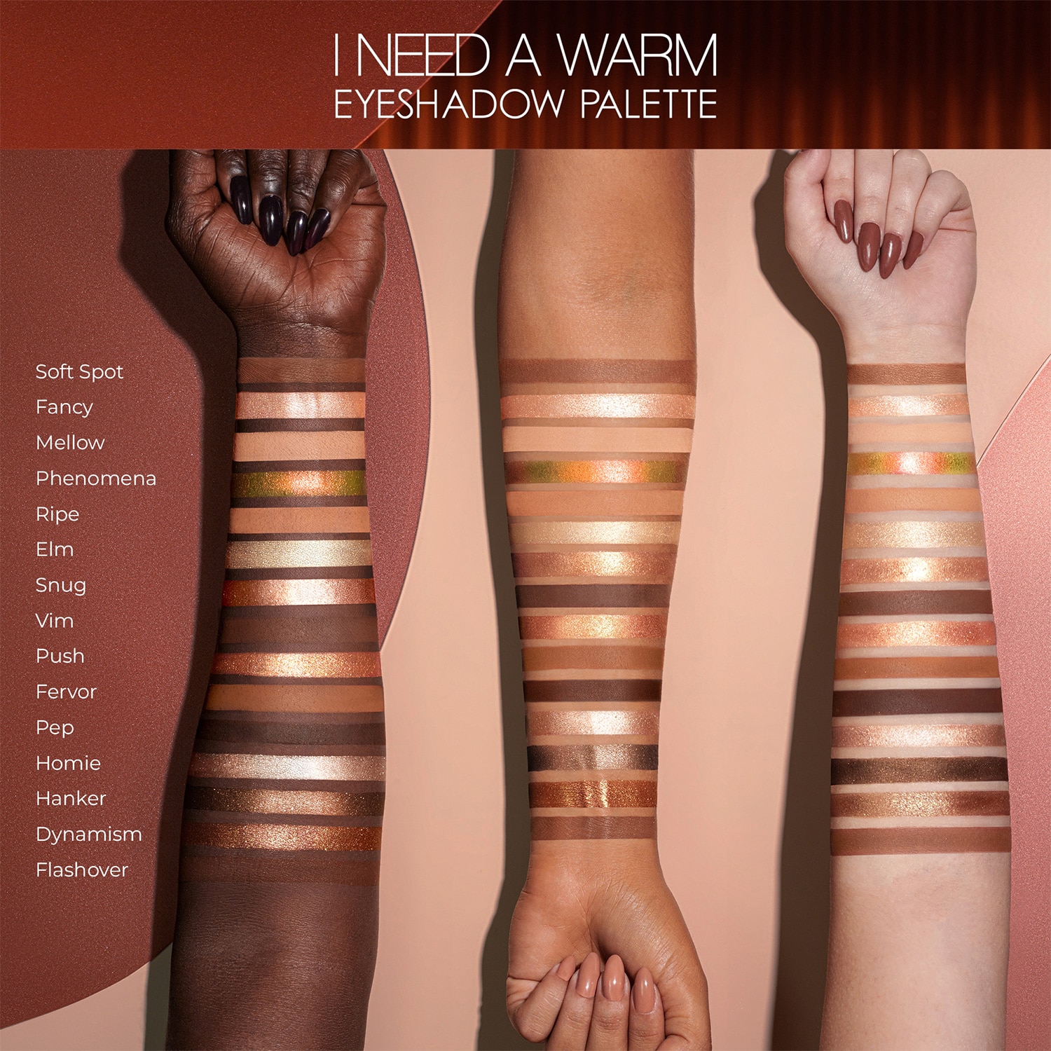 I NEED A WARM EYESHADOW PALETTE (PALETA DE SOMBRAS PARA OJOS)